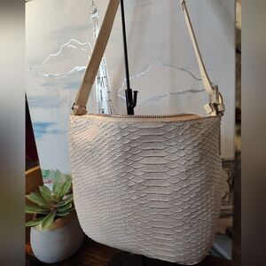 Furla Cream Shoulder Bag